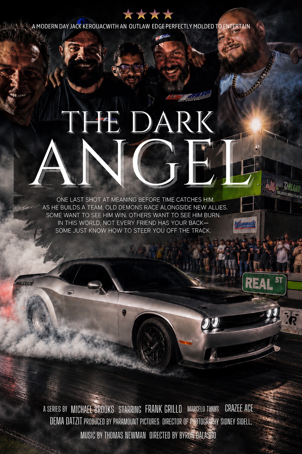 Dark Angel street racing series poster